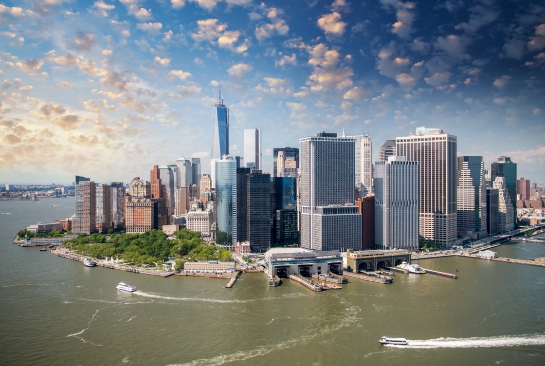 'Lower Manhattan as seen from Helicopter.' - Νέα Υόρκη