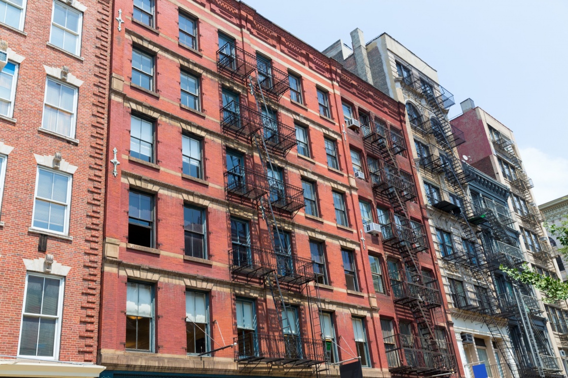 'Soho buildings facade in Manhattan New York City NYC USA' - Νέα Υόρκη